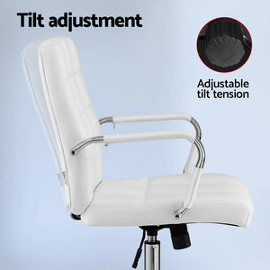 Office Chair | PU Leather Seat | Work & Computer Desk Chairs