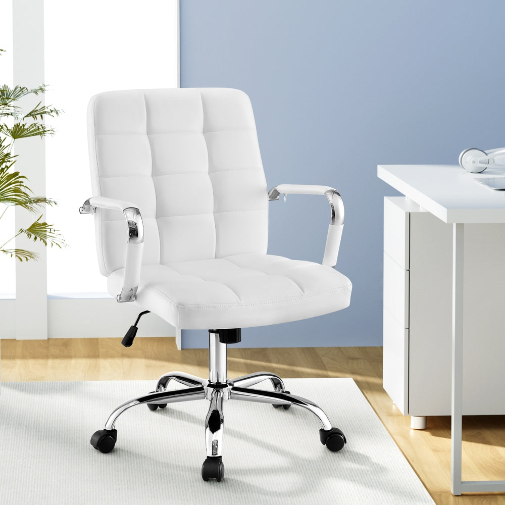 Office Chair | PU Leather Seat | Work & Computer Desk Chairs