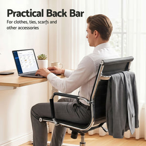 Gaming Office Chair | Computer Desk Chairs | Home Work Study | Black Mid Back