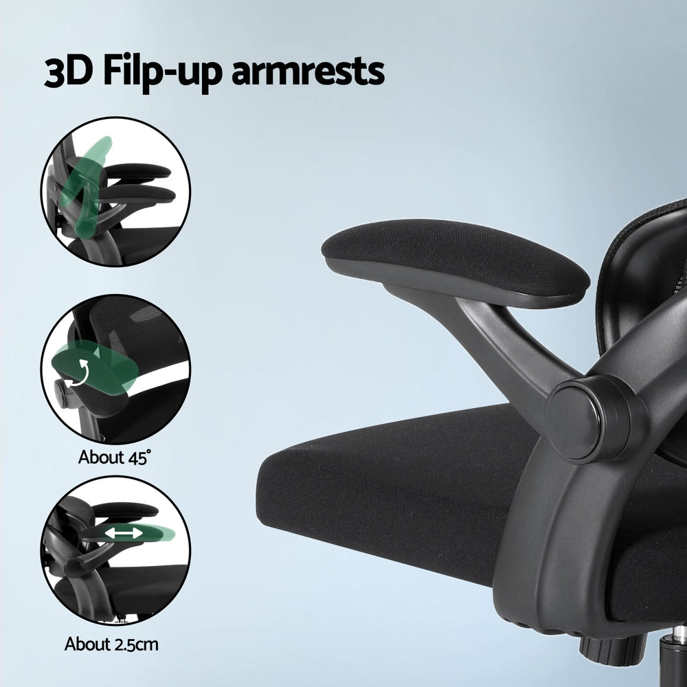 Ergonomic Office Chair | Mesh Chair | Black | Comfortable for Long Hours