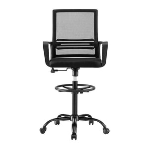 Office Chair | Drafting Stool | Mesh Computer Desk Chair | Studio Office | Black
