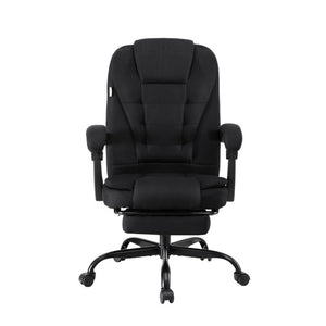 Office Chair | Executive Racing | Fabric Seat | Computer Desk Chair with Footrest