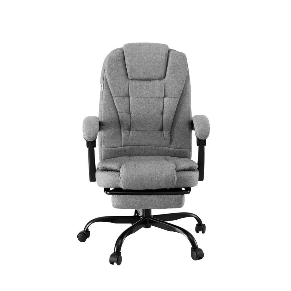 Office Chair | Executive Racing | Fabric Seat | Computer Desk Chair with Footrest