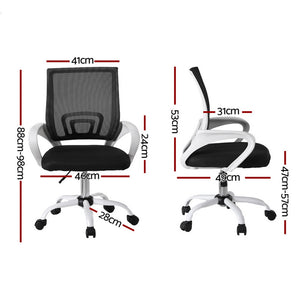 Office Chair | Mesh Computer Desk Chair | Gaming Work Study | Mid Back