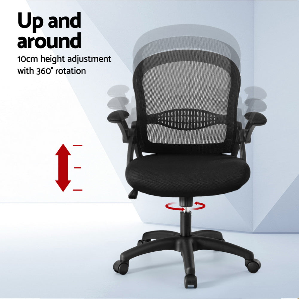 Mesh Office Chair | Computer & Gaming Desk | Work & Study | Mid Back Support