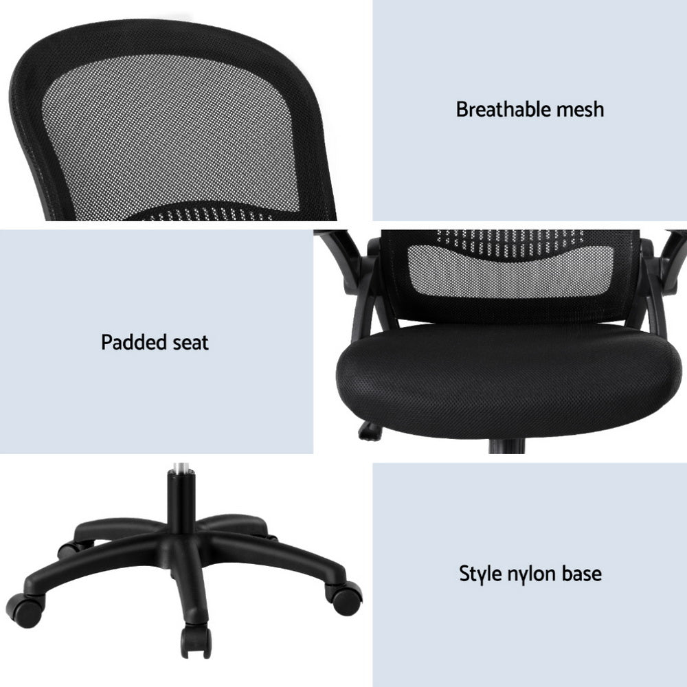 Mesh Office Chair | Computer & Gaming Desk | Work & Study | Mid Back Support