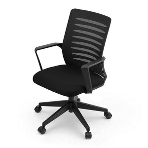 Ergonomic Office Chair | Mesh | Lumbar Support | Mid Back | Black
