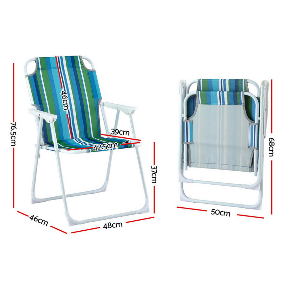 Folding Camping Chairs | Steel Frame | Portable Patio Furniture