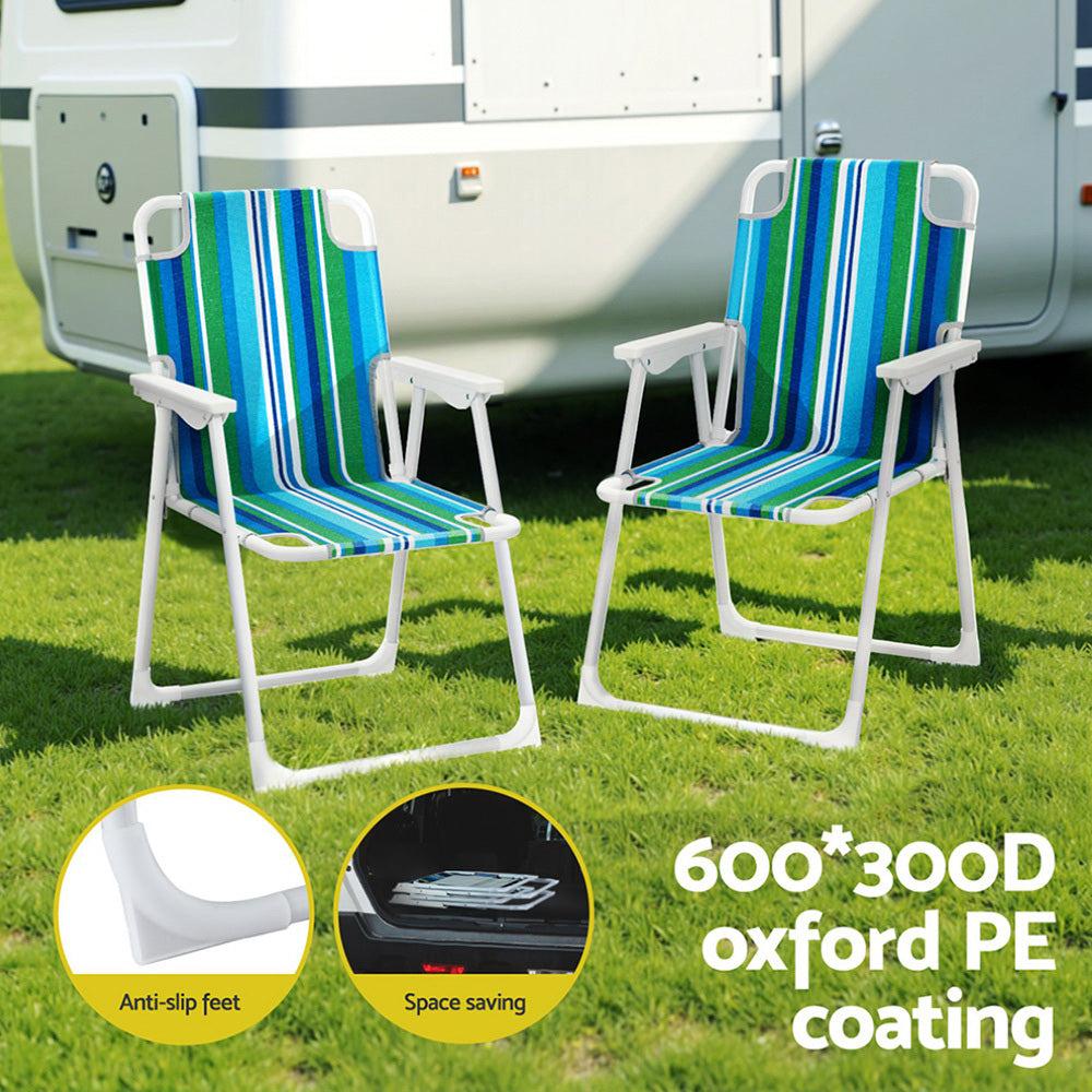 Folding Camping Chairs | Steel Frame | Portable Patio Furniture