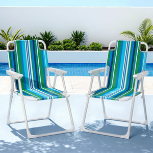 Folding Camping Chairs | Steel Frame | Portable Patio Furniture