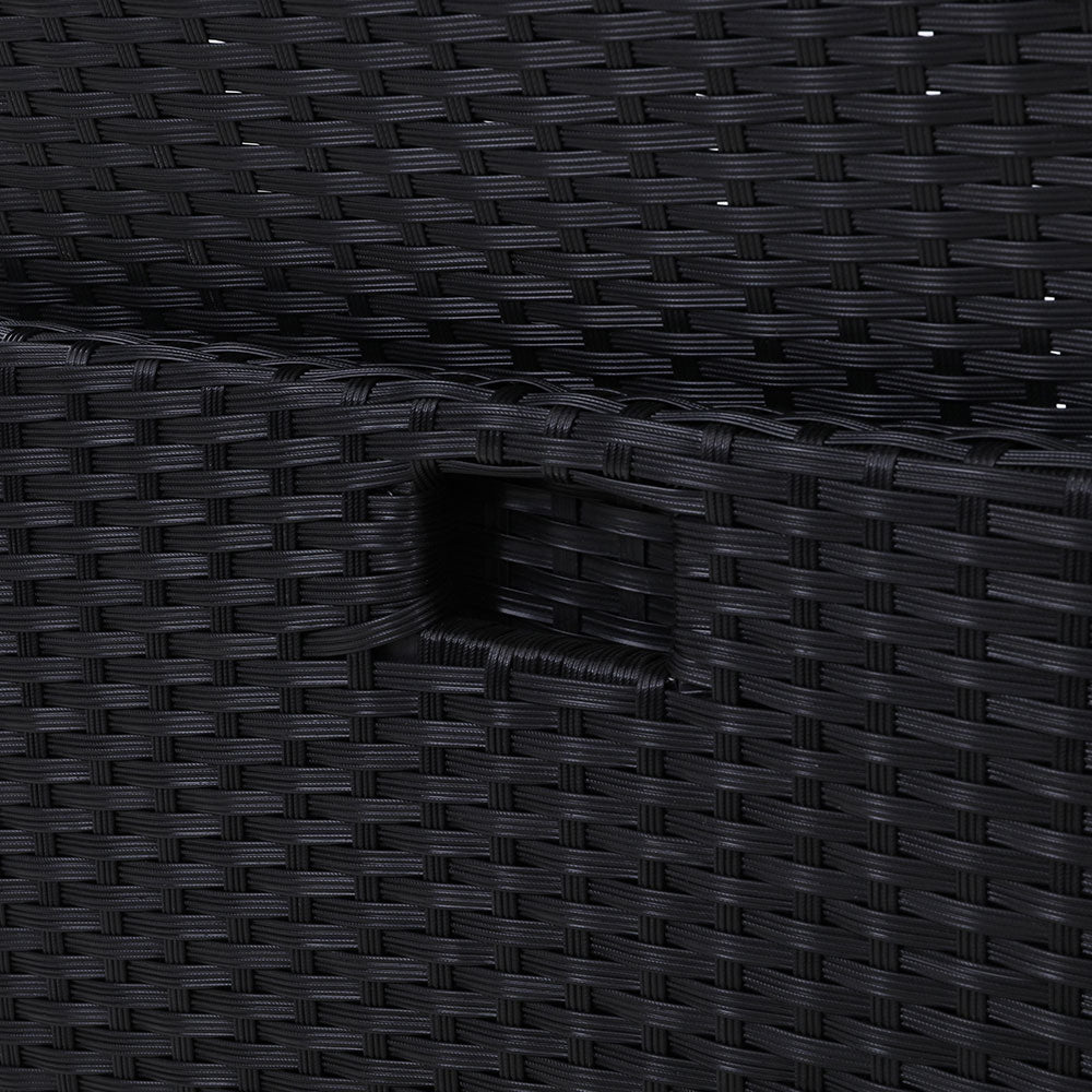 2PC Outdoor Dining Chairs | Patio Furniture | Wicker Garden Cushion | Hugo