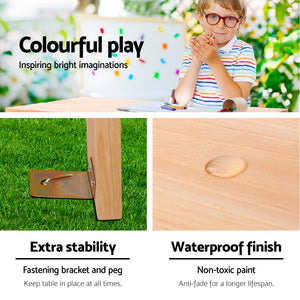 Keezi | Kids Outdoor Table and Chairs | Picnic Bench Set | Children | Wooden