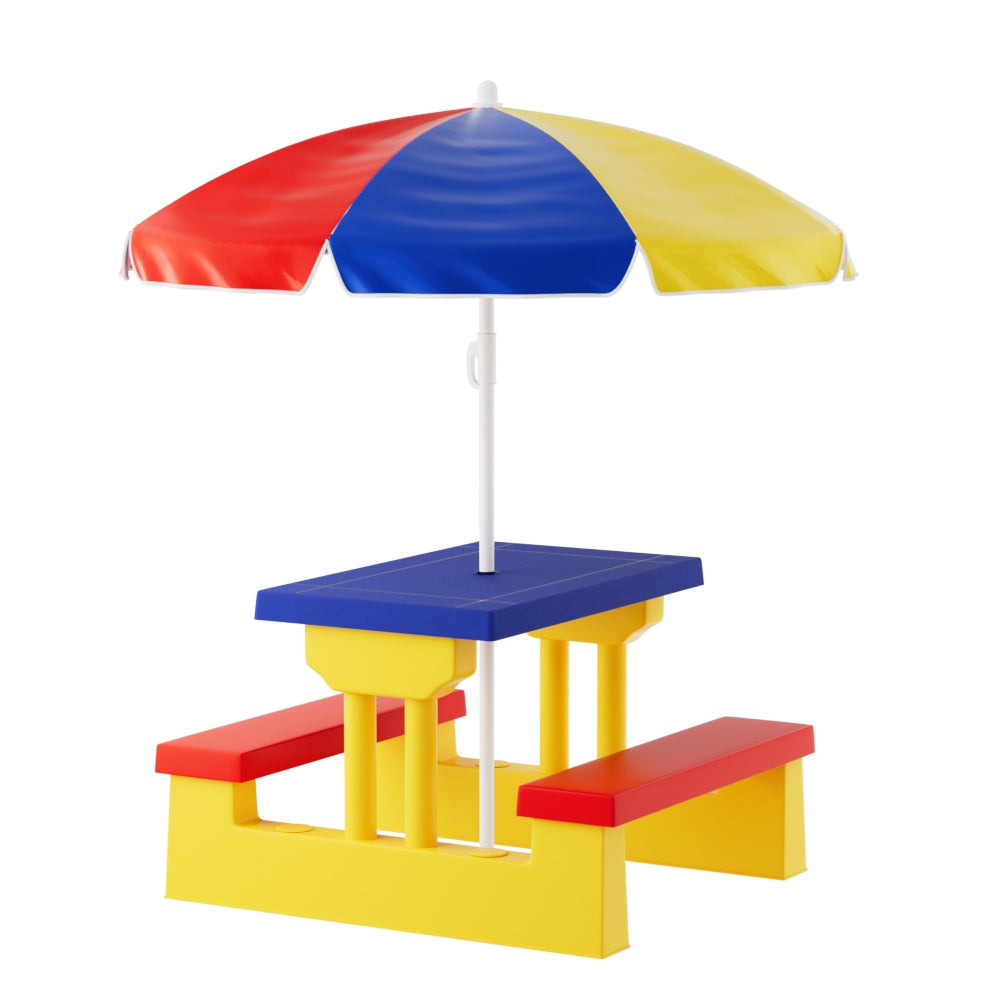 Outdoor Table and Chairs Set | Picnic Bench | Umbrella | Indoor Use