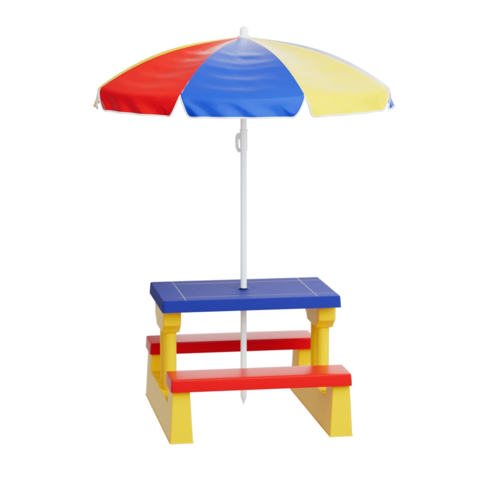 Outdoor Table and Chairs Set | Picnic Bench | Umbrella | Indoor Use