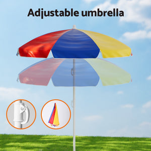 Outdoor Table and Chairs Set | Picnic Bench | Umbrella | Indoor Use