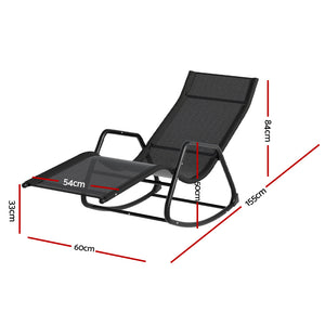 Sun Lounge | Rocking Chair | Outdoor Lounger | Patio Furniture | Pool Garden