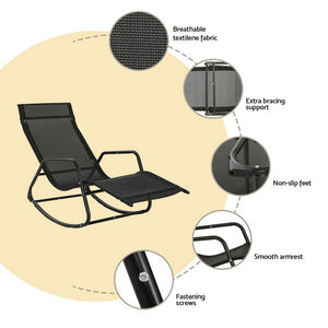 Sun Lounge | Rocking Chair | Outdoor Lounger | Patio Furniture | Pool Garden