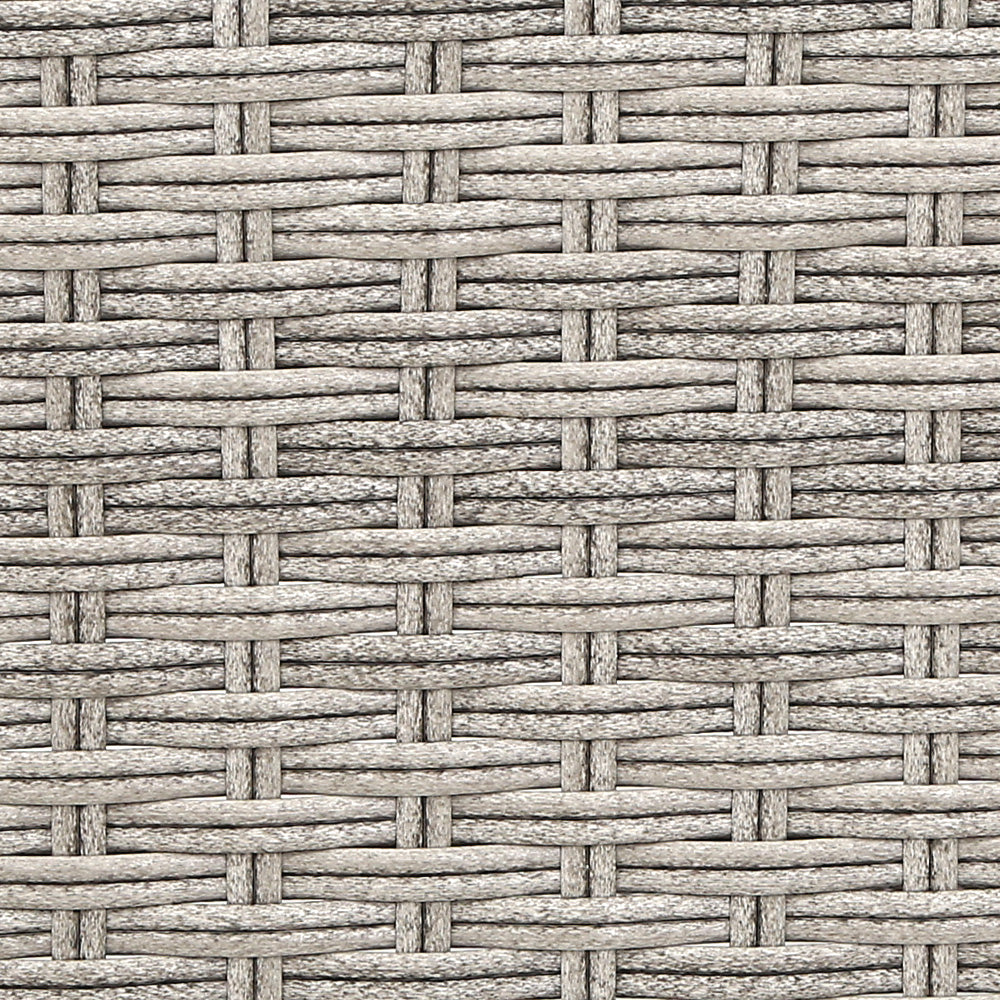 3PC Recliner Chairs Table | Sun Lounge | Outdoor Furniture | Wicker Adjustable | Grey