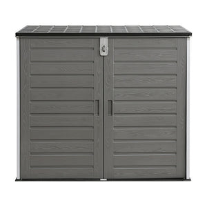 Outdoor Storage Box | 1170L | Lockable Container Cabinet | Tool Shed | Grey
