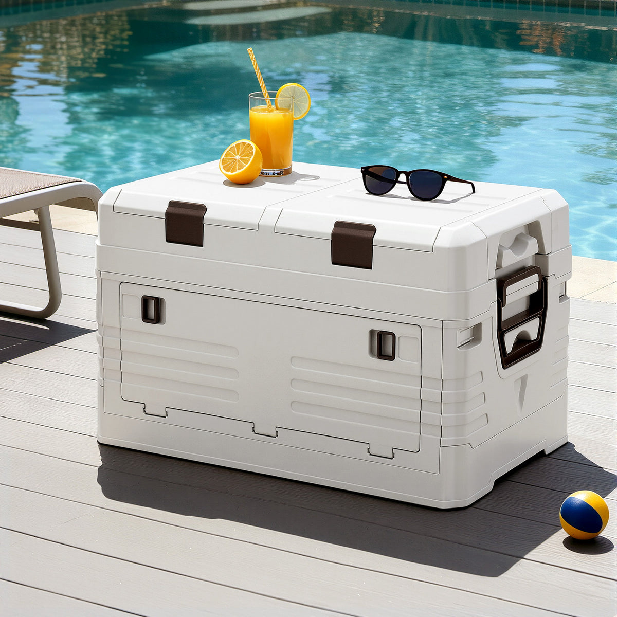 Outdoor Storage Box | 40L | Foldable Collapsible Camping Bin | Organiser