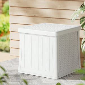 Outdoor Storage Box | 56L Container | Lockable Indoor Garden Toy Tool Shed