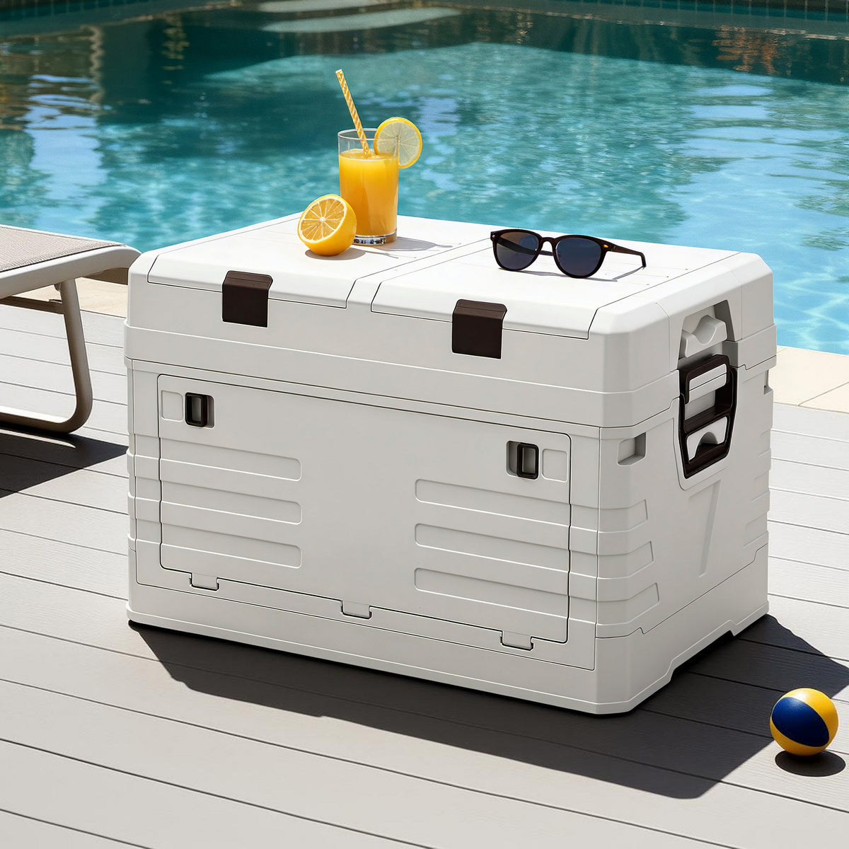 Outdoor Storage Box | 60L | Foldable Collapsible Camping Bin | Organiser