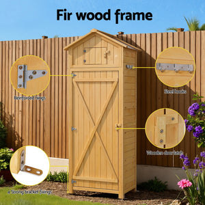 Outdoor Storage Cabinet | Folding Table | Adjustable Cupboard | Tool Organiser