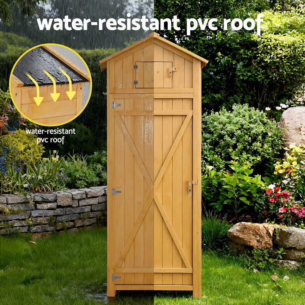 Outdoor Storage Cabinet | Folding Table | Adjustable Cupboard | Tool Organiser