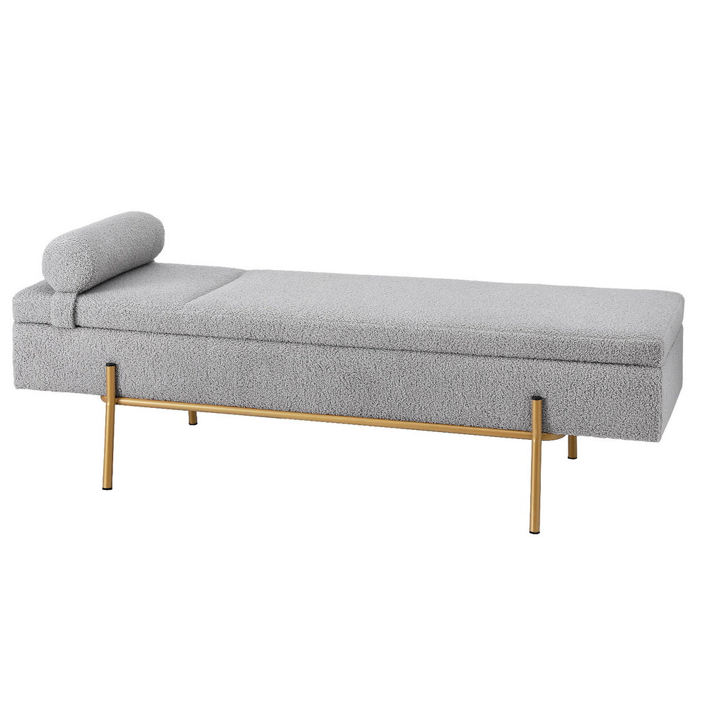 Storage Ottoman Bench | 140cm | Pillow Top | Bed End Foot Stool