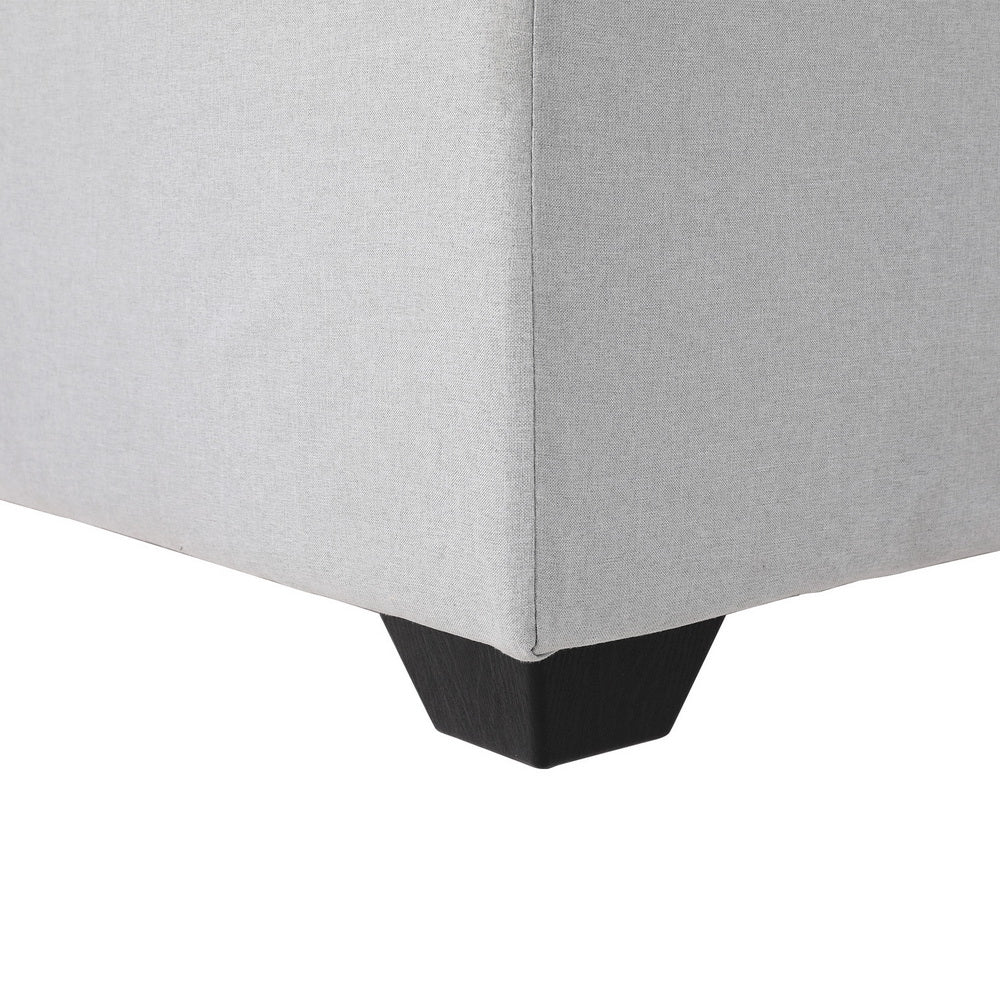 Artiss Ottoman Storage Sofa Bed | 112cm | Foldable | Grey