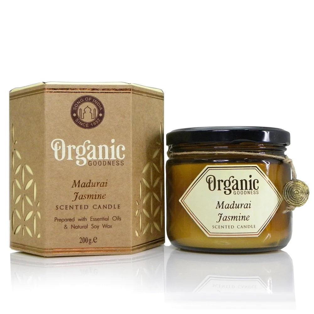 Organic Goodness Jasmine Candle | 60hr Burn Time