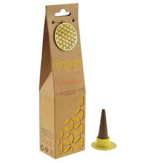 Organic Goodness Sandalwood Incense Cones | 60 Pack