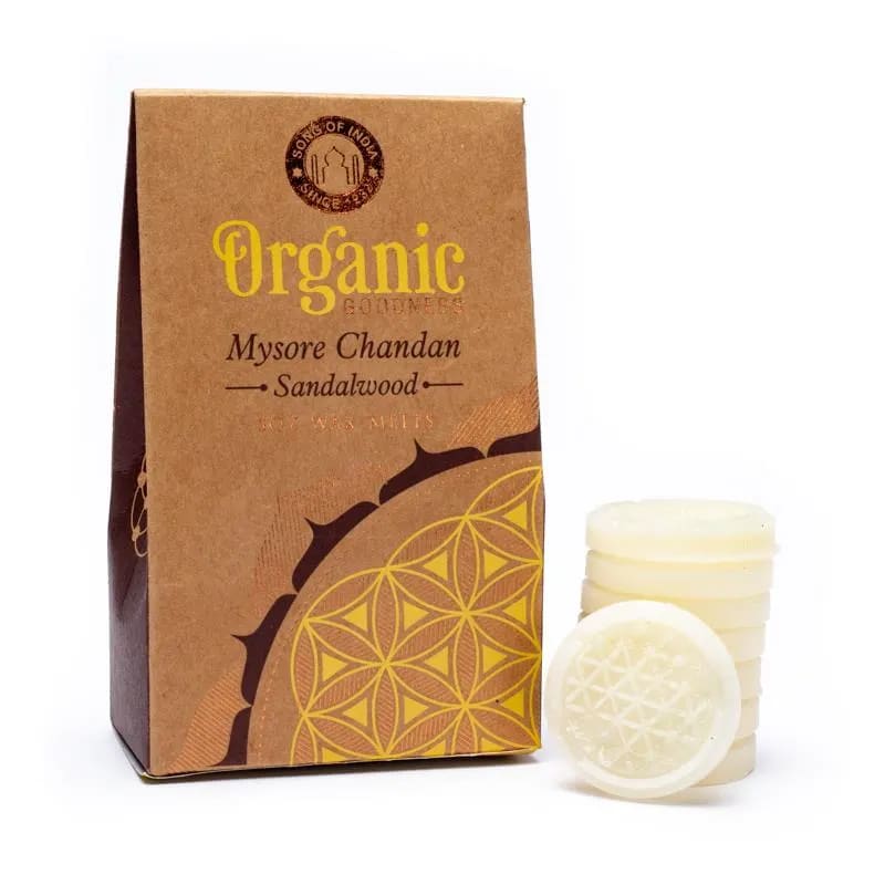 Organic Goodness Sandalwood Soy Melt | 12 Per Box