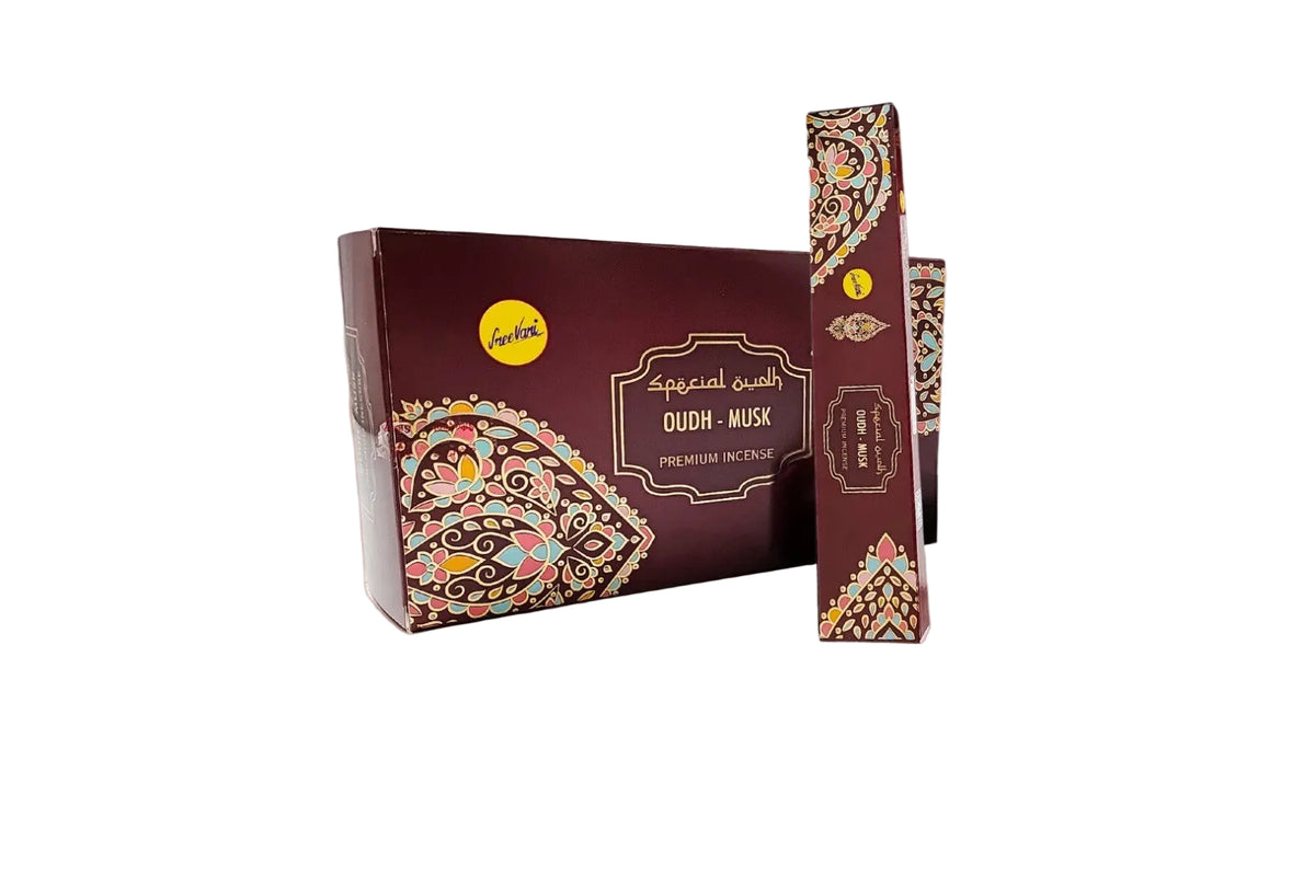 Oudh Musk Incense Sticks 180g | Sree Vani Special Oudh Series Premium Agarbatti