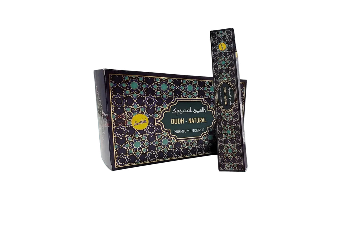 Oudh Natural Incense Sticks 180g | Sree Vani Special Oudh Series Premium Agarbatti