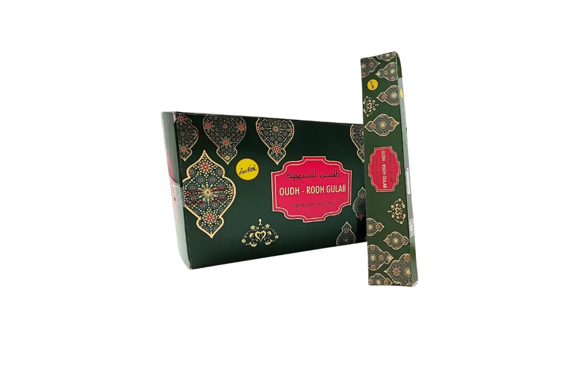 Oudh Rooh Gulab Incense Sticks 180g | Sree Vani Special Oudh Series Premium Agarbatti