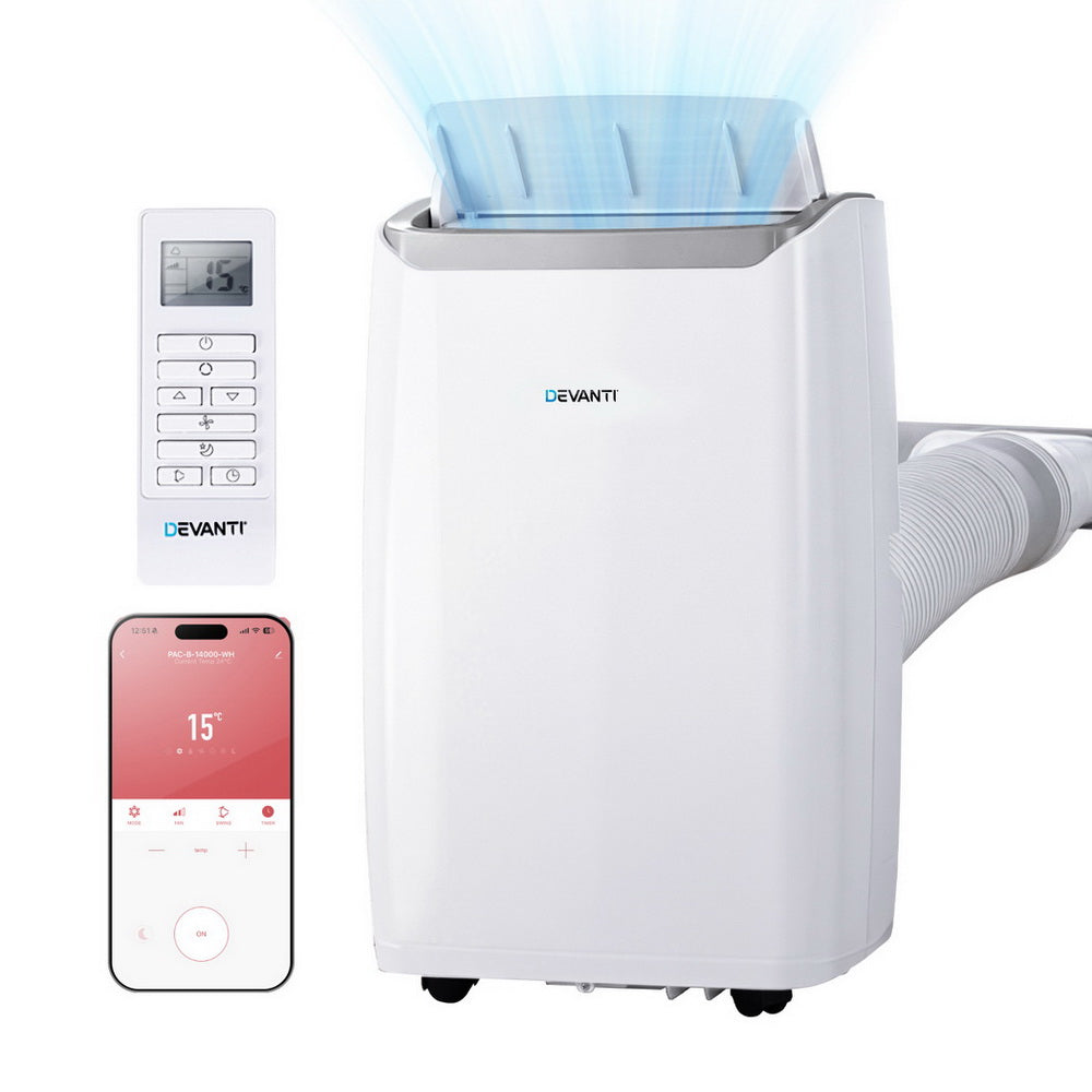 Portable Air Conditioner 3-in-1 | Dehumidifier & Fan | 14,000BTU Cooling