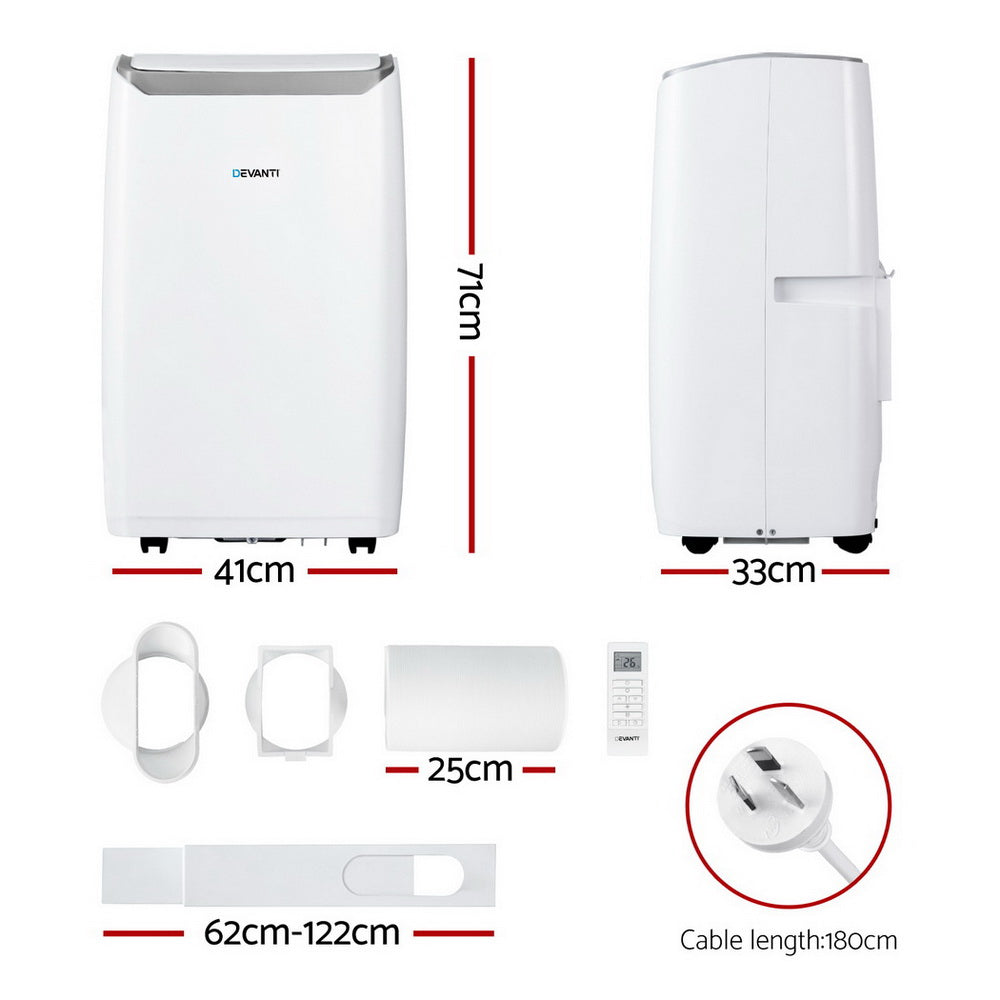 Portable Air Conditioner 3-in-1 | Dehumidifier & Fan | 14,000BTU Cooling
