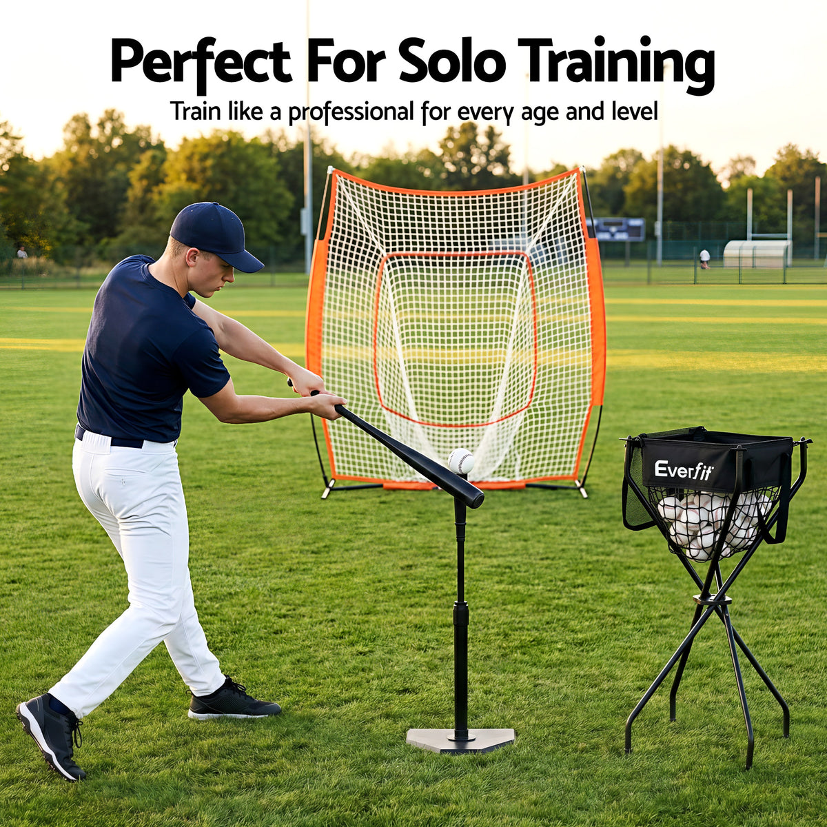 Foldable Ball Cart | Portable | For Pickleball Tennis Baseball Softball