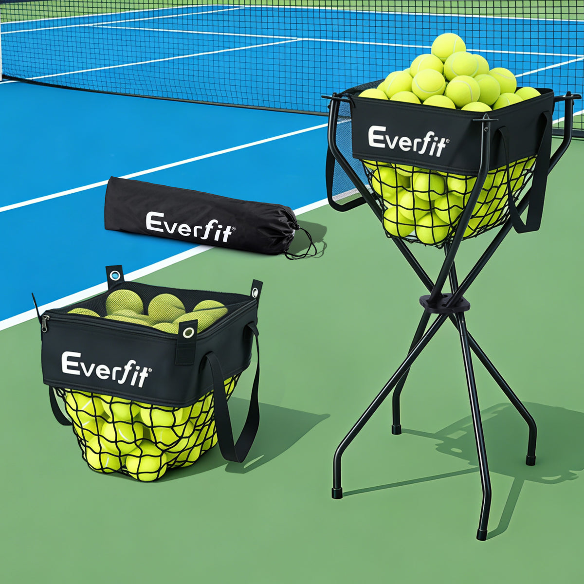 Foldable Ball Cart | Portable | For Pickleball Tennis Baseball Softball