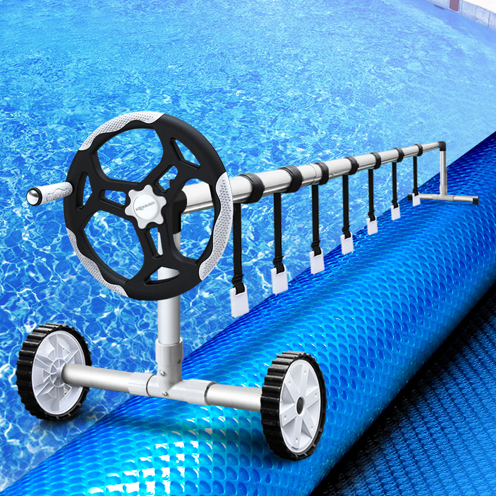 Pool Cover | 500 Micron | 10x4m | Blue Swimming Pool Solar Blanket | 5.5m Roller
