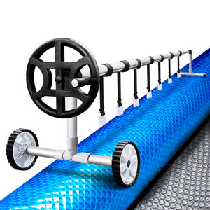 Pool Cover | 500 Micron | 10x4m | Silver Swimming Pool Solar Blanket | 4m Roller
