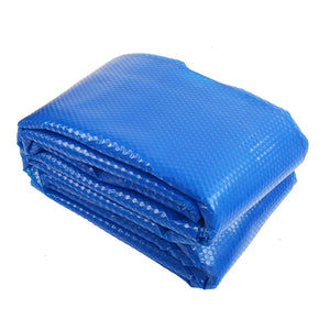Pool Cover | 500 Micron | 10.5x4.2m | Swimming Pool Solar Blanket | Blue Silver