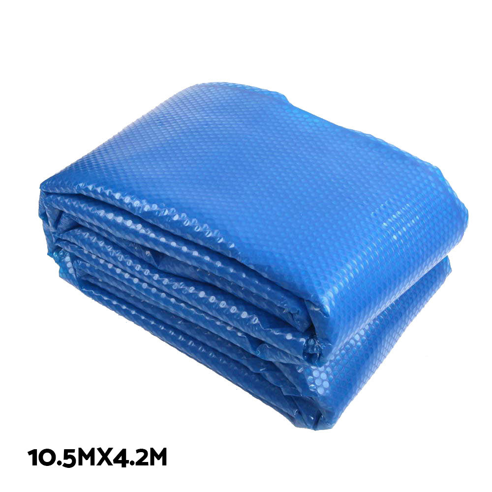 Pool Cover | 500 Micron | 10.5x4.2m | Swimming Pool Solar Blanket | 5.5m Roller