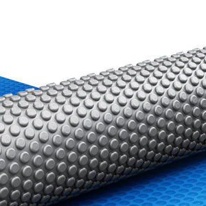 Pool Cover 600 Micron 10.5x4.2m | Bubble Heat Solar Blanket | Blue & Silver Swimming Pool Cover