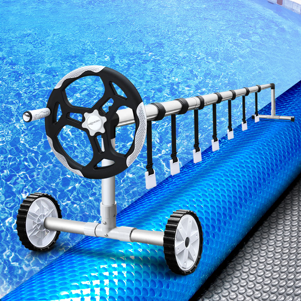 Pool Cover 500 Micron | 11x4.8m Swimming Pool Solar Blanket 5.5m Roller