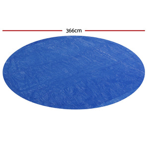 Pool Cover | Fit 3.66m Round | Above-ground Swimming Pool Blanket | Blue