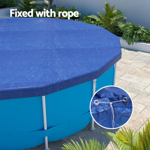 Pool Cover | Fit 3.66m Round | Above-ground Swimming Pool Blanket | Blue
