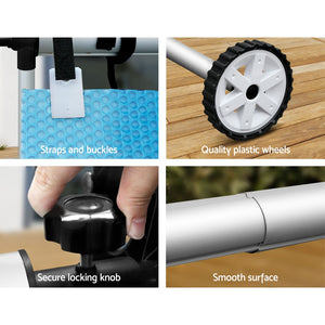 Pool Cover | 500 Micron | 6.5x3m | Silver Swimming Pool Solar Blanket | 5.5m Roller