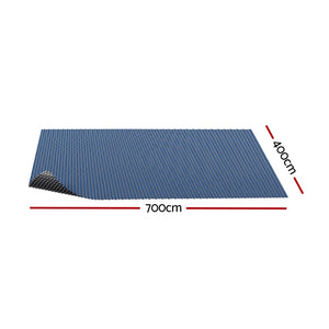 Aqua Buddy Pool Cover | 7x4m | 600 Micron | Solar Blanket | Blue & Black